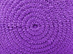 Gathered Purple Fabric in Concentric Circles Texture - Free High Resolution Photo