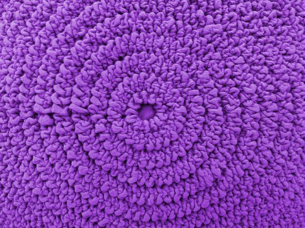 Gathered Purple Fabric in Concentric Circles Texture - Free High Resolution Photo