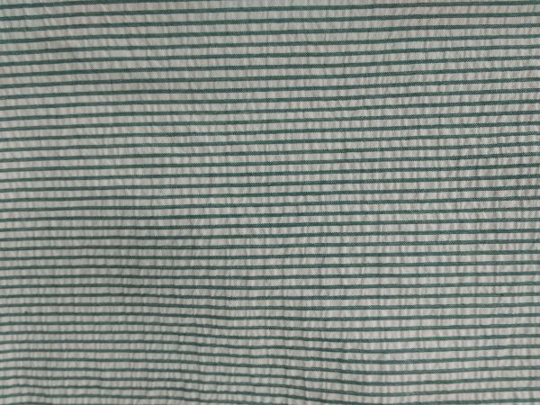 Green and White Striped Fabric Texture - Free High Resolution Photo