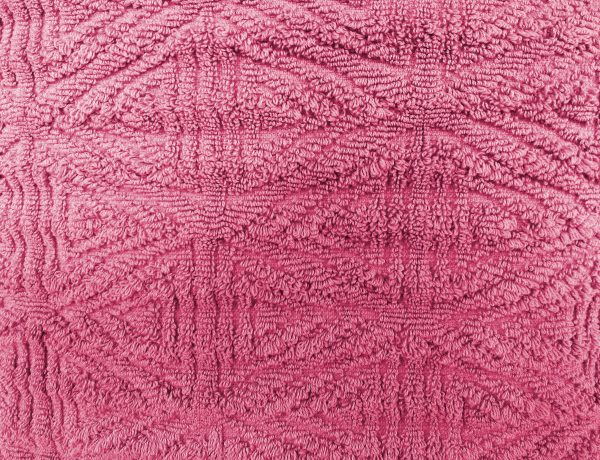 Pink Textured Throw Rug Close Up - Free High Resolution Photo