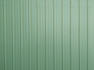 Green Ribbed Metal Siding Texture - Free High Resolution Photo