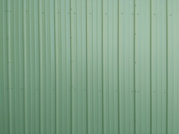 Green Ribbed Metal Siding Texture - Free High Resolution Photo