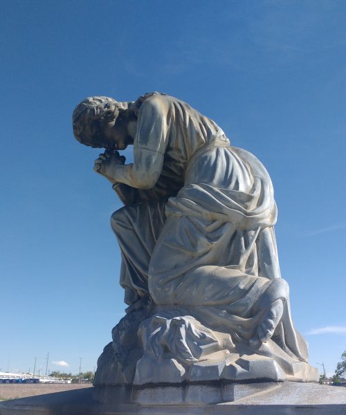 Kneeling in Prayer - Free High Resolution Photo