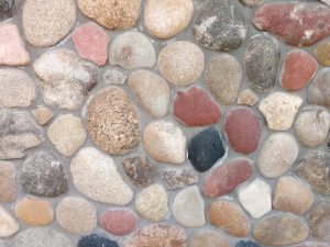 Masonry Wall with Rounded Rocks Texture - Free High Resolution Photo