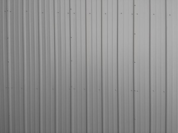 Ribbed Metal Siding Texture Gray - Free High Resolution Photo