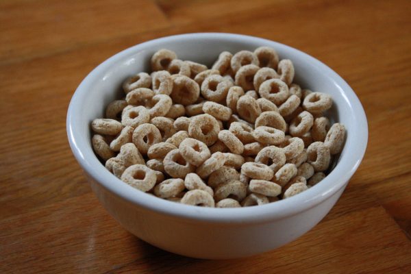 Bowl of Breakfast Cereal Toasted O's - Free High Resolution Photo 