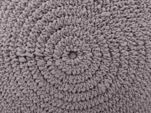 Gathered Gray Fabric in Concentric Circles Texture - Free High Resolution Photo