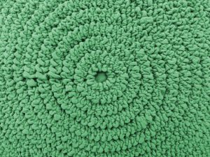 Gathered Green Fabric in Concentric Circles Texture - Free High Resolution Photo
