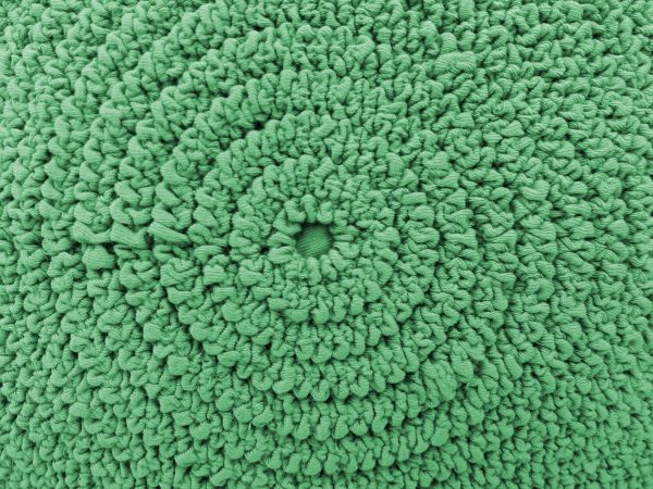 Gathered Green Fabric in Concentric Circles Texture - Free High Resolution Photo 