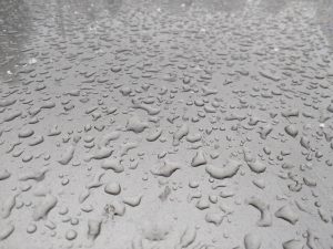 Raindrops on Silver Metal Surface - Free High Resolution Photo
