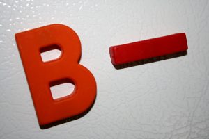 B Minus School Letter Grade - Free High Resolution Photo