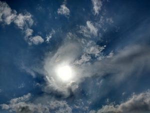 Sun Emerging from Clouds in Sky - Free High Resolution Photo