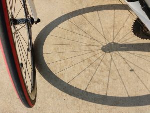 Bike Wheel and Shadow - Free High Resolution Photo