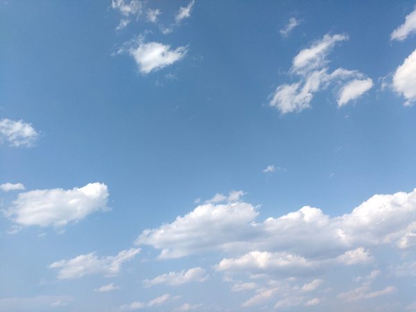 Blue Sky with Clouds Texture - Free High Resolution Photo 