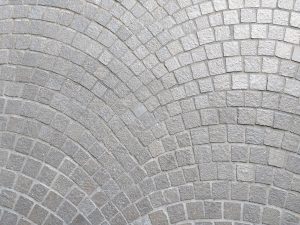 Gray Mosaic Stones with Scalloped Pattern - Free High Resolution Photo